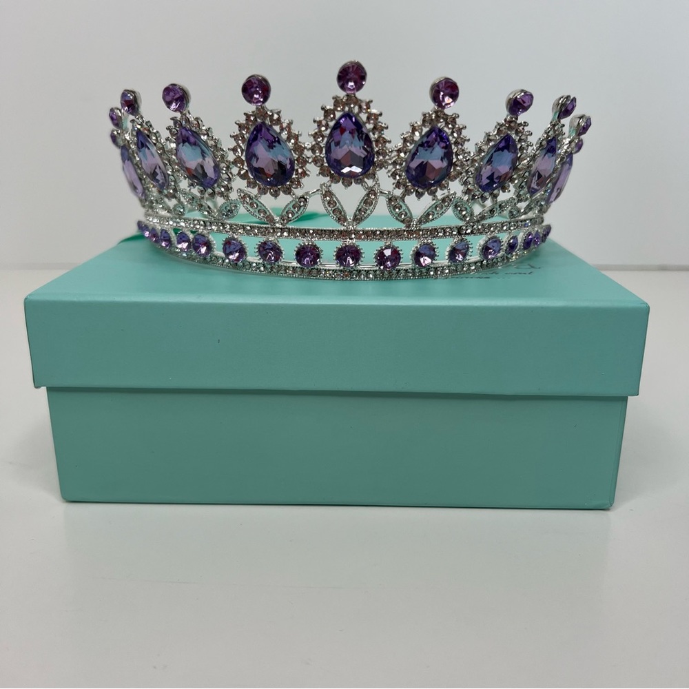 Kamirola Tiara Silver and Purple New in Box